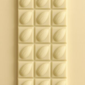 White chocolate almond tablet