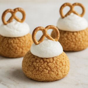 Pretzel puffs
